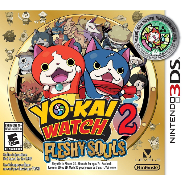 Yo-Kai Watch 2: Fleshy Souls [Nintendo 3DS] Nintendo 3DS Video Game Nintendo   
