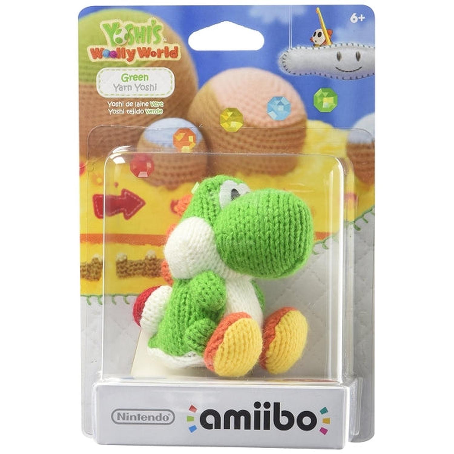 Green Yarn Yoshi Amiibo - Yoshi's Woolly World Series