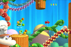 Yoshi's Woolly World + Light Blue Yarn Yoshi Amiibo [Nintendo Wii U] Nintendo Wii U Video Game Nintendo   