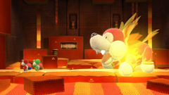 Yoshi's Woolly World + Light Blue Yarn Yoshi Amiibo [Nintendo Wii U] Nintendo Wii U Video Game Nintendo   