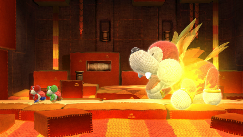Yoshi's Woolly World + Light Blue Yarn Yoshi Amiibo [Nintendo Wii U] Nintendo Wii U Video Game Nintendo   