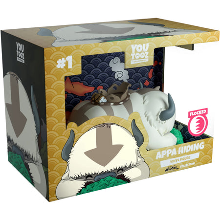 Youtooz Avatar: The Last Airbender Collection - Appa Hiding Flocked Vinyl Figure #1 Toys & Games Youtooz   