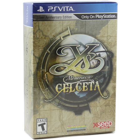 Ys: Memories Of Celceta - Silver Anniversary Edition [Sony PS Vita] Sony PS Vita Video Game XSEED Games   