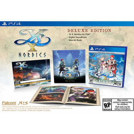 YS X: Nordics - Deluxe Edition [PlayStation 4] PlayStation 4 Video Game NIS America   