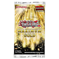 Yu-Gi-Oh! TCG: Maximum Gold Box 1st Edition - 20 Booster Packs Card Game Konami