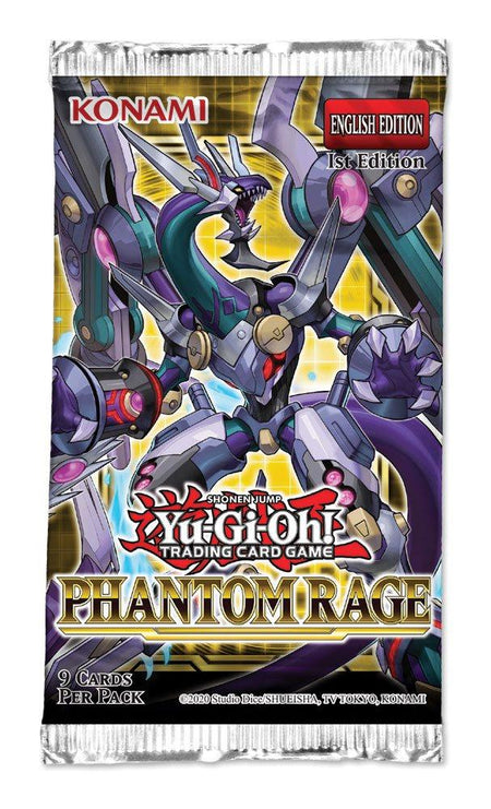 Yu-Gi-Oh! Trading Card Game: Phantom Rage Booster Box - 1st Edition Card Game Konami   