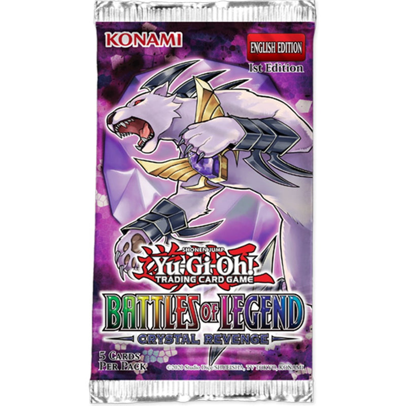 Yu-Gi-Oh! TCG: Battles of Legend - Crystal Revenge Booster Box - 24 Packs Card Game Konami