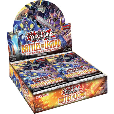 Yu-Gi-Oh! Trading Card Game: Battles of Legend - Relentless Revenge Booster Display Box 1st Edition - 24 Packs Card Game Konami   