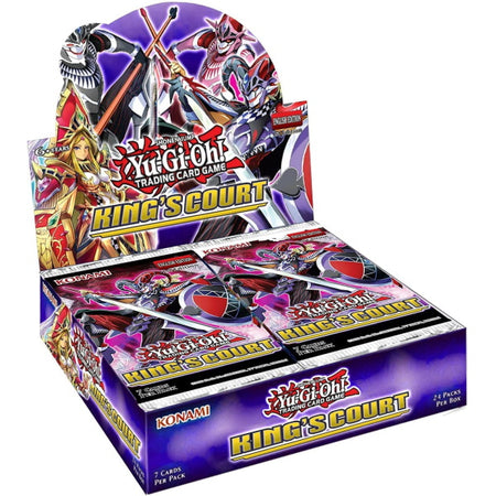 Yu-Gi-Oh! Trading Card Game: King's Court Booster Box 1st Edition - 24 Packs Card Game Konami   