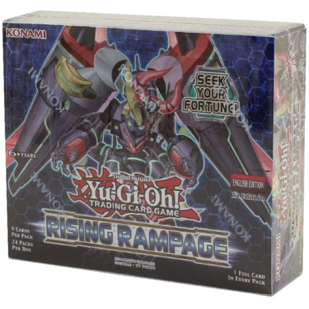 Yu-Gi-Oh! Trading Card Game: Rising Rampage Booster Box - 1st Edition Card Game Konami   