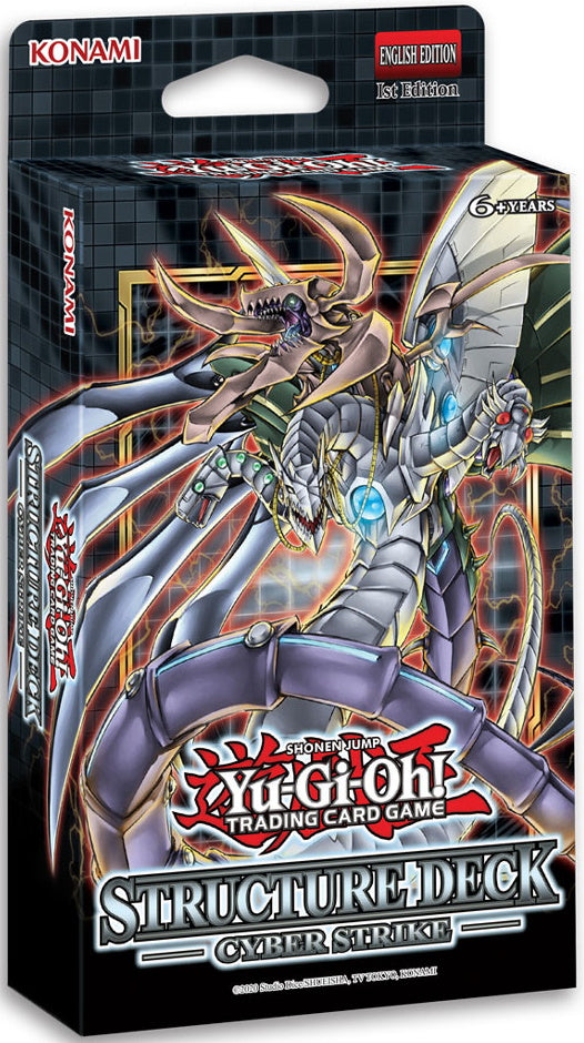 Yu-Gi-Oh! Trading Card Game: Structure Deck - Cyber Strike Display Box - 8 Decks Card Game Konami   