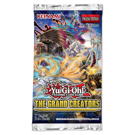 Yu-Gi-Oh! Trading Card Game: The Grand Creators Booster Box 1st Edition - 24 Packs Card Game Konami   