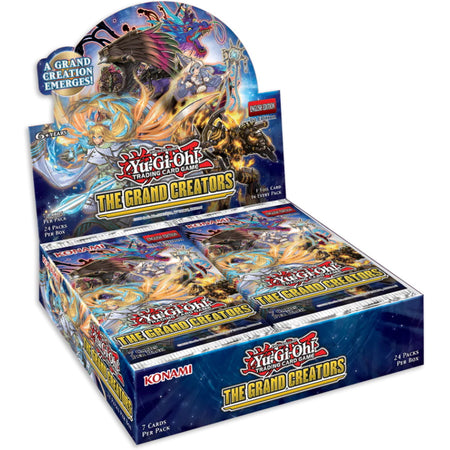 Yu-Gi-Oh! Trading Card Game: The Grand Creators Booster Box 1st Edition - 24 Packs Card Game Konami   