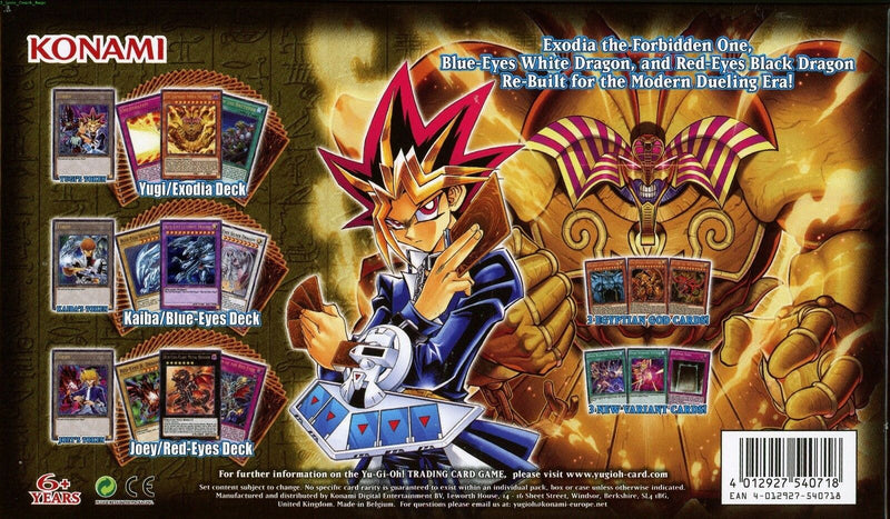 Yu-Gi-Oh! TCG: Yugi, Kaiba & Joey Legendary Starters Decks II 2 - Unlimited Card Game Konami