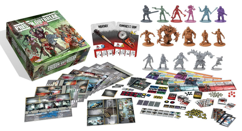 Zombicide Season 2: Prison Outbreak [Board Game, 1-6 Players] Board Game Asmodee   