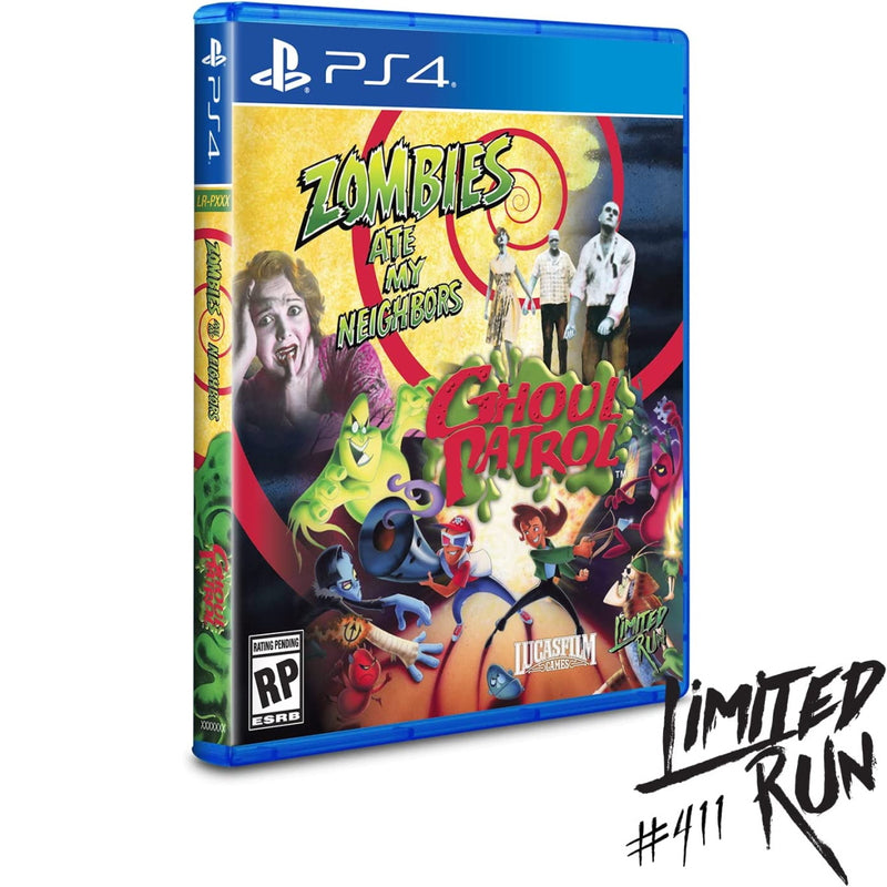 Zombies Ate My Neighbors + Ghoul Patrol - Limited Run #414 [PlayStation 4] PlayStation 4 Video Game Limited Run Games   