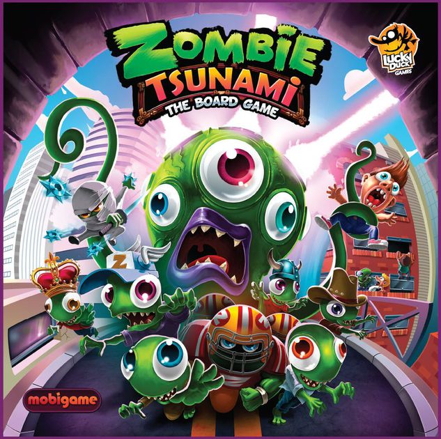 Zombie Tsunami [Board Game, 3-6 Players] Board Game Lucky Duck Games   