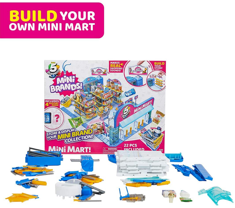 Zuru 5 Surprise Mini Brands Mini Mart w/ 3 Bonus Capsules [Toys, Ages 3+] Toys & Games ZURU   