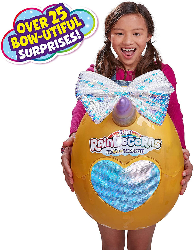 ZURU Rainbocorns Big Bow Surprise Mystery Egg [Toys, Ages 3+] Toys & Games Spin Master   