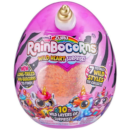 ZURU Rainbocorns Wild Heart Surprise Series 3 Mystery Egg [Toys, Ages 3+] Toys & Games ZURU   